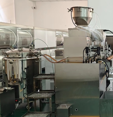 Bağımsız ölçüm pompası ile yumuşak jel kapsül makinesi, yuvarlanma hızı 1-3,5 rpm