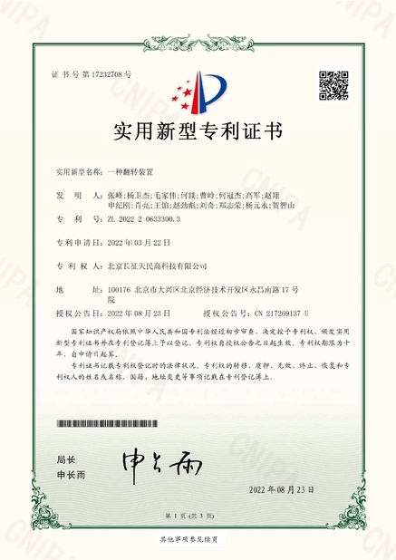 Çin TIENMIN Co.,LTD Sertifikalar